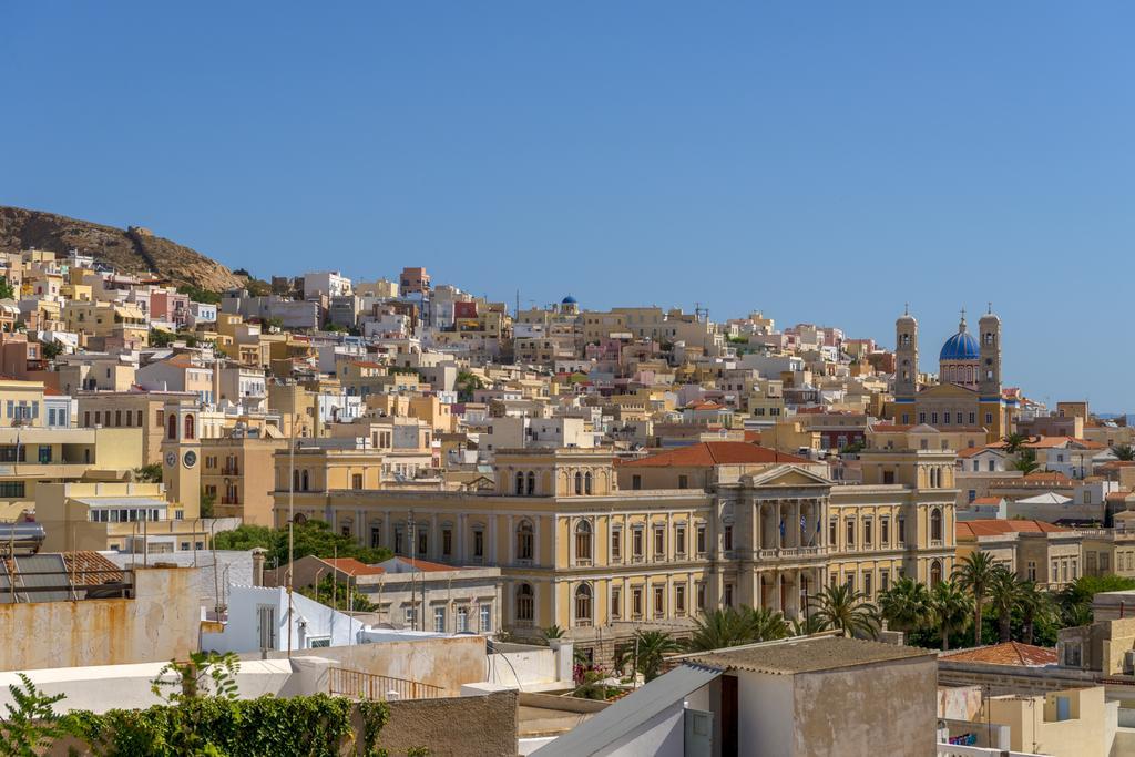 Ethrion Otel Ermoupoli Dış mekan fotoğraf