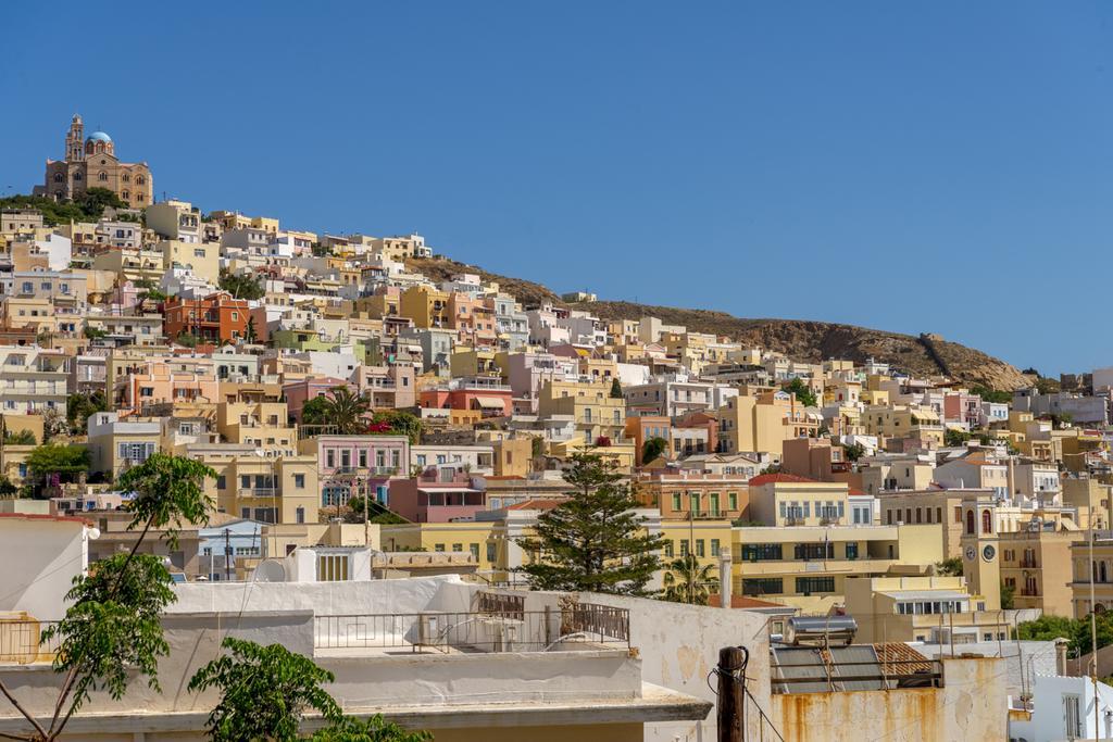 Ethrion Otel Ermoupoli Dış mekan fotoğraf